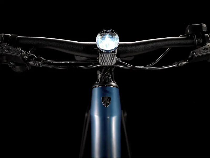 Trek Fx+ 2 Electric Hybrid Bike in Mulsanne Blue-4